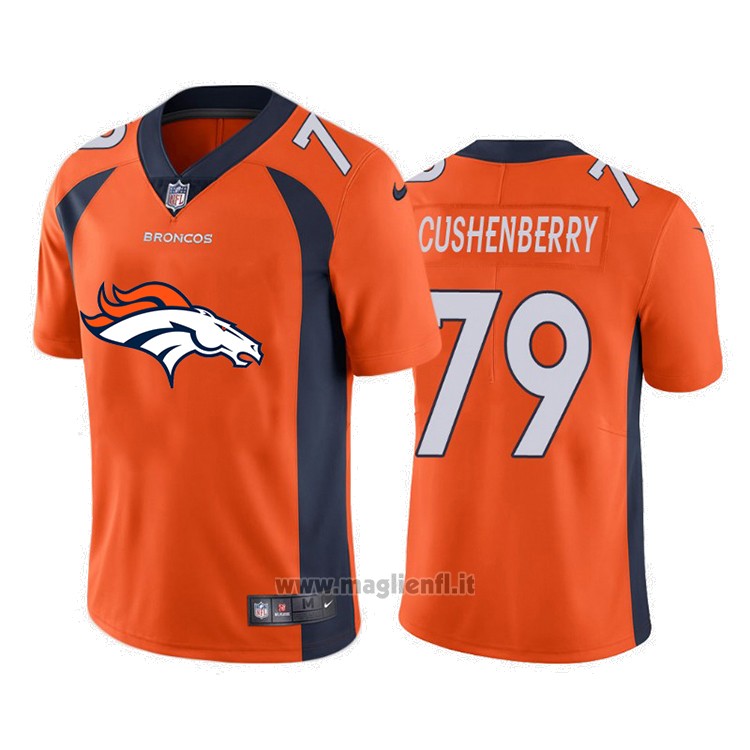 Maglia NFL Limited Denver Broncos Cushenberry Big Logo Arancione